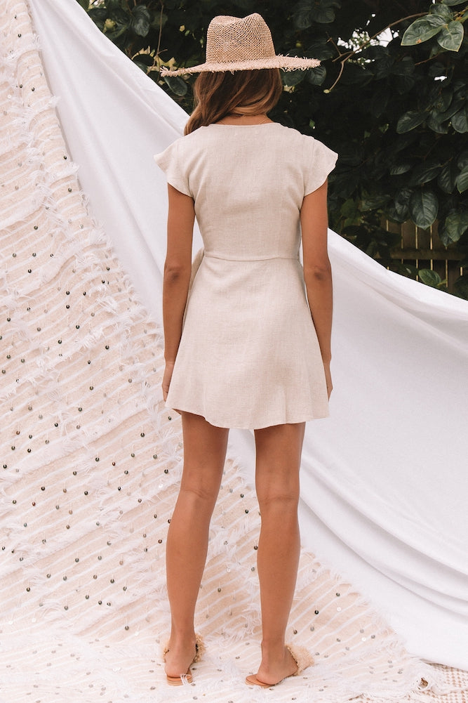 Clifftop Dress Natural-Seaa Fashion