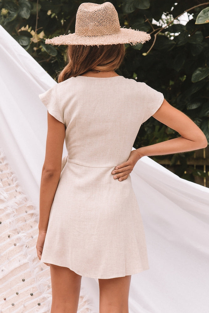 Clifftop Dress Natural-Seaa Fashion