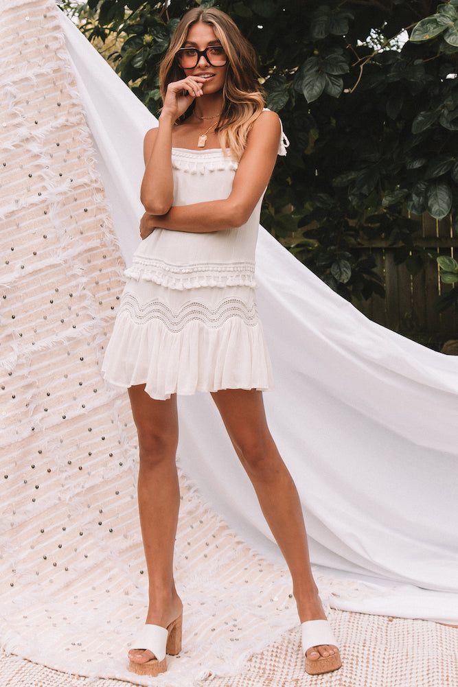 Balinese Dress White-Seaa Fashion