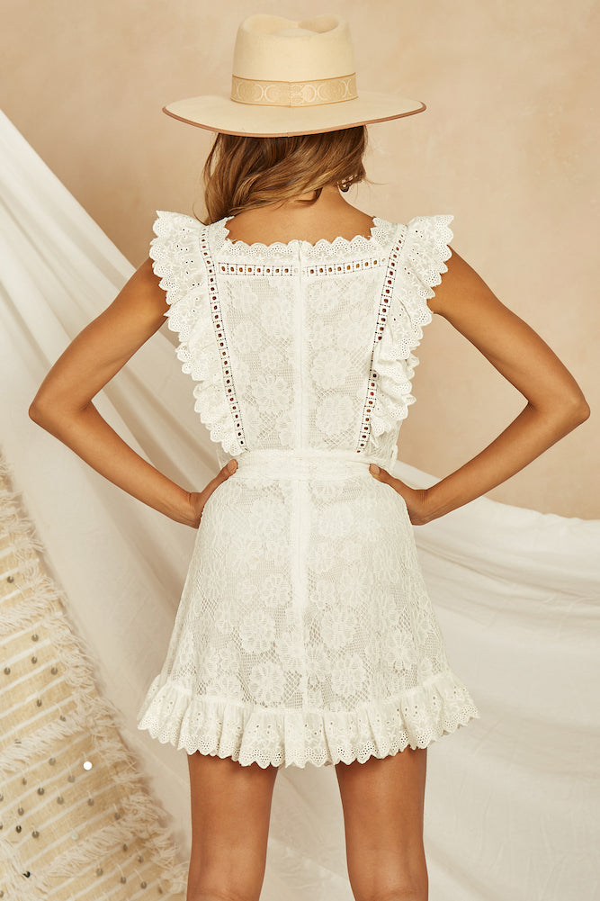 Cabrillo Dress White-Seaa Fashion