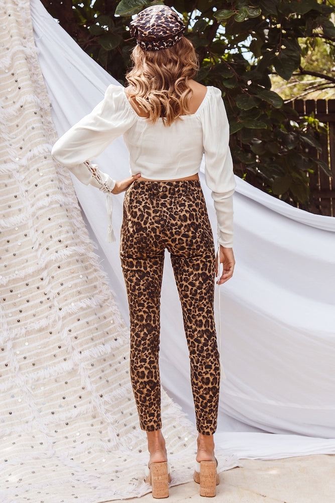 Wild Heart Pants Leopard-Seaa Fashion