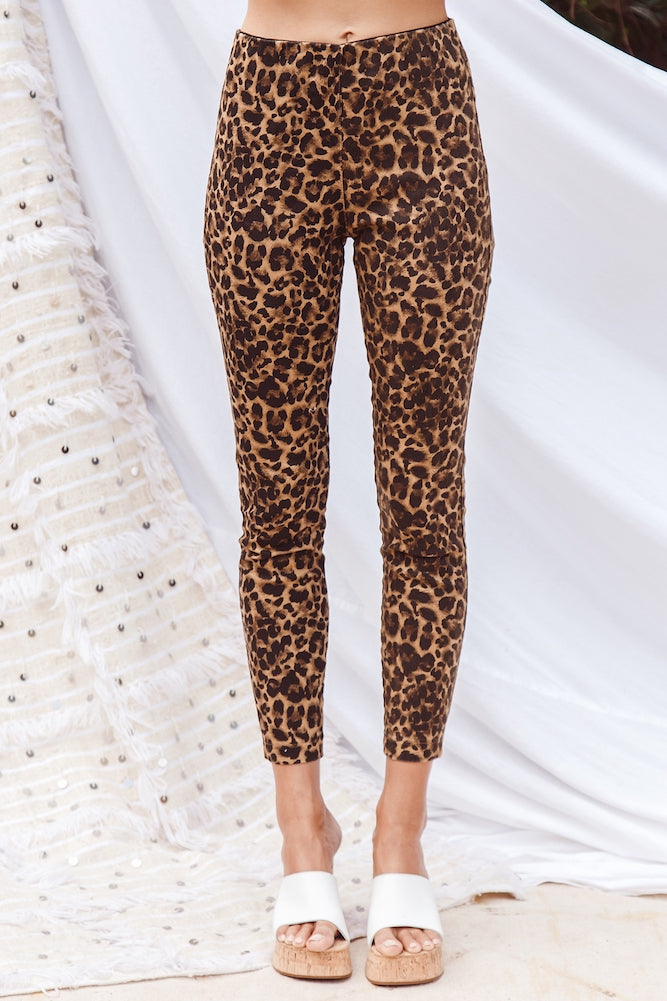Wild Heart Pants Leopard-Seaa Fashion