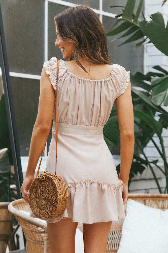 A Moment Apart Dress Nude-Seaa Fashion