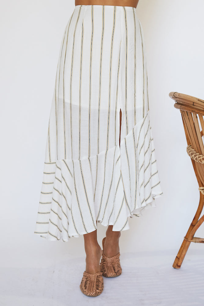 Everest Maxi Skirt Mustard-Seaa Fashion