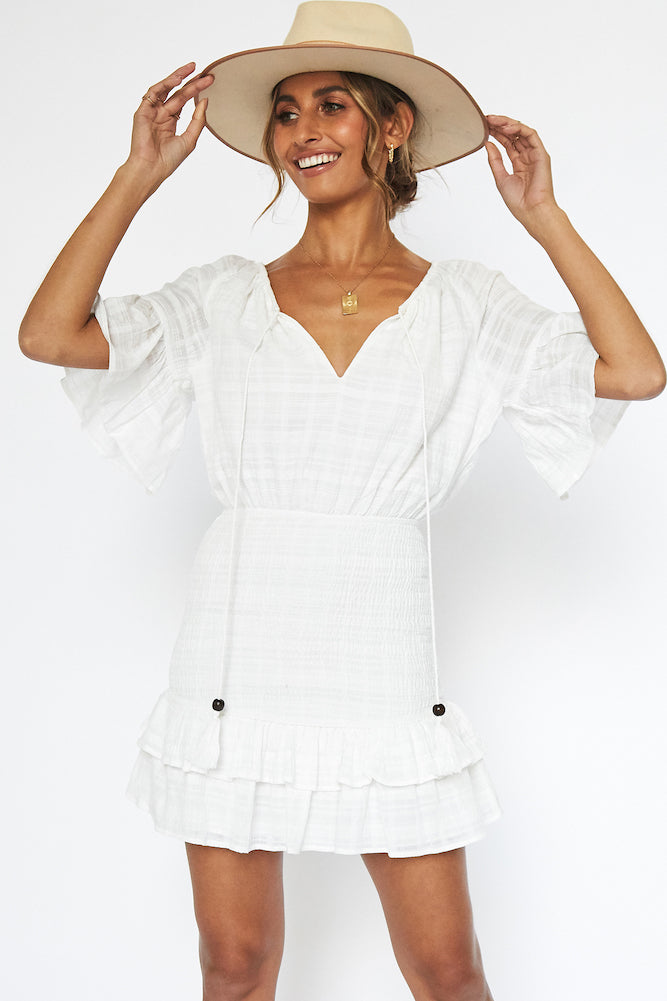 Tudor Dress White-Seaa Fashion