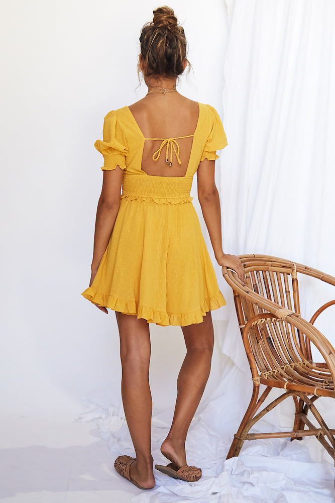 Wild Ride Dress Mustard-Seaa Fashion