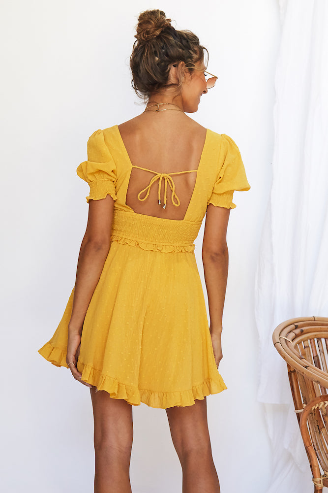 Wild Ride Dress Mustard-Seaa Fashion