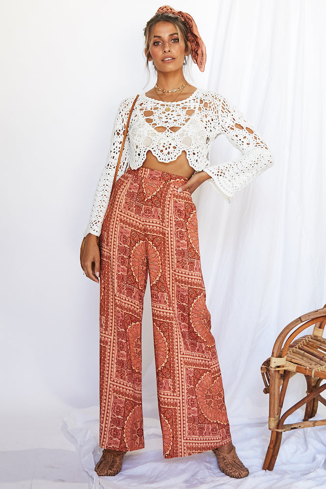 Wild Lily Crop Top White-Seaa Fashion