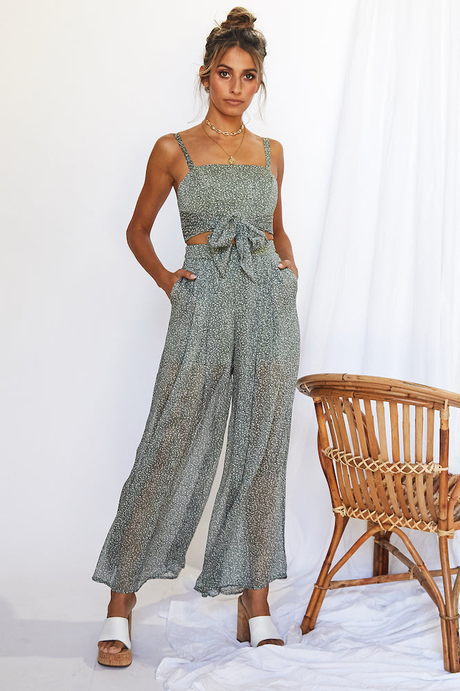 Homecoming Crop Top Sage-Seaa Fashion