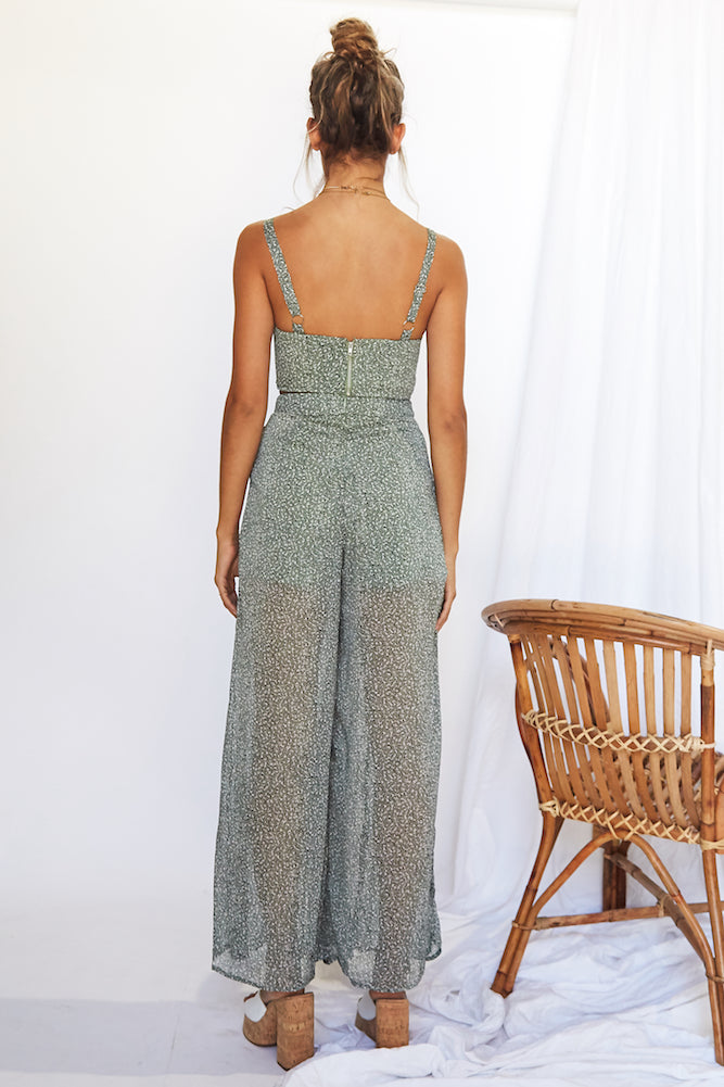 Homecoming Crop Top Sage-Seaa Fashion