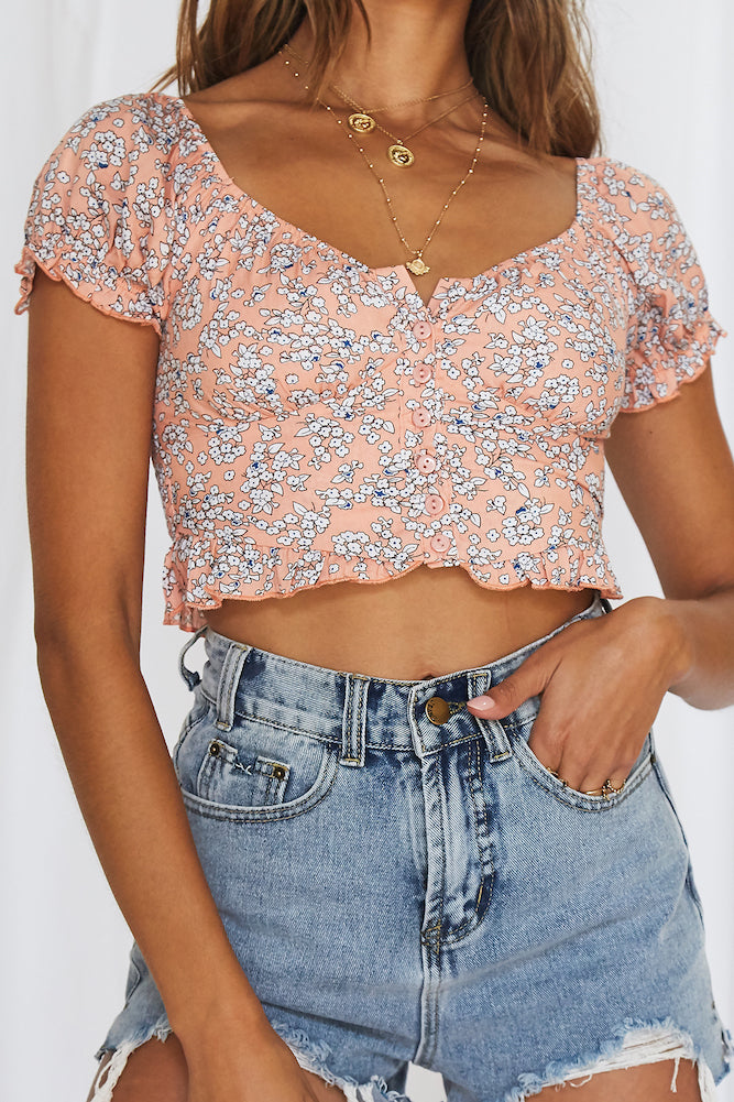 Floral Edit Crop Top-Seaa Fashion