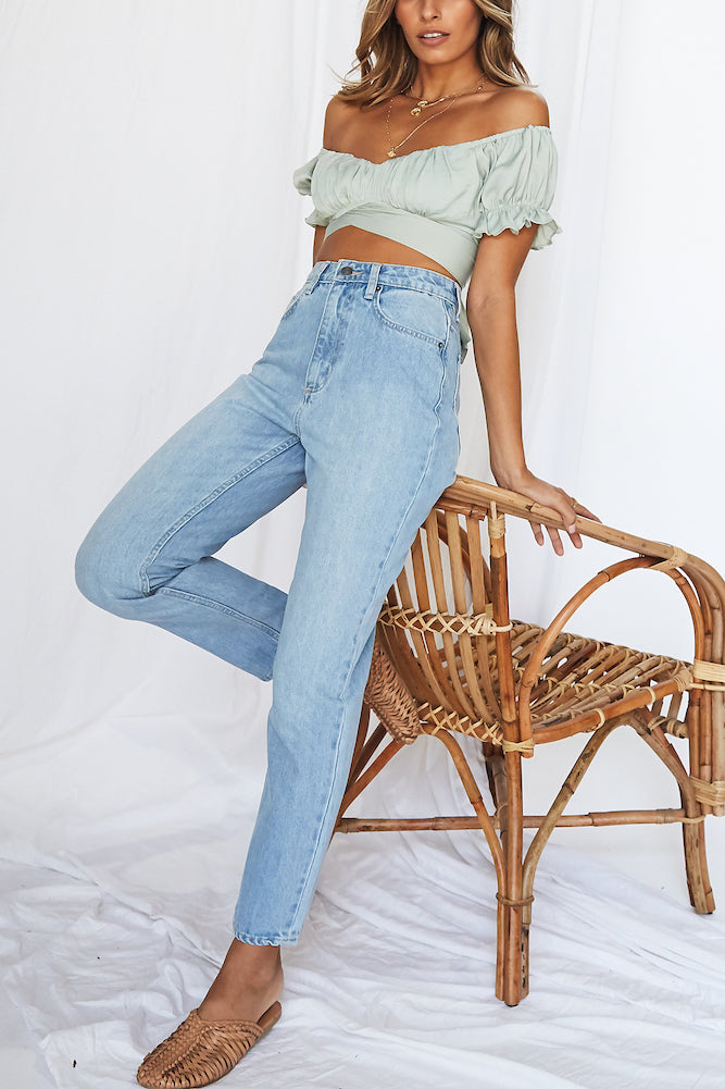 LEE High Mom Jeans Destiny-Seaa Fashion