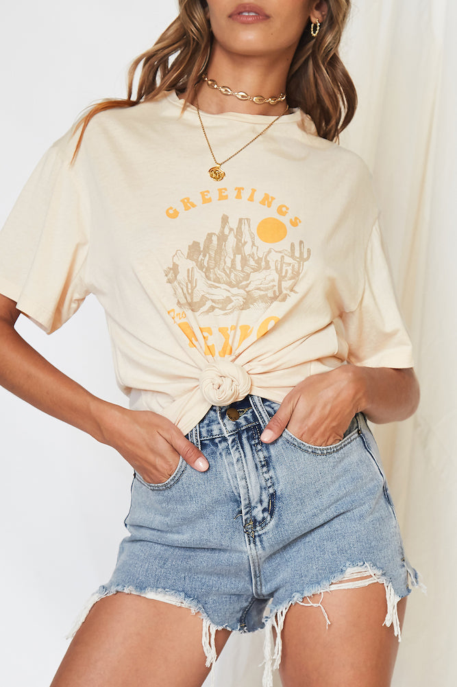 CHARLIE HOLIDAY Vacay Boyfriend Tee-Seaa Fashion