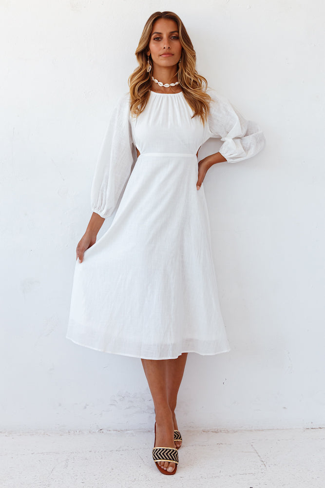Summer Fireplace Dress White-Seaa Fashion