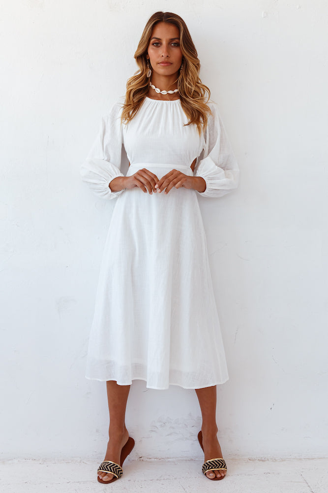 Summer Fireplace Dress White-Seaa Fashion