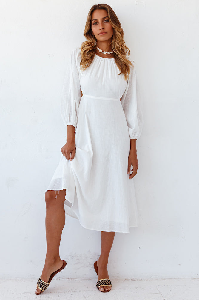Summer Fireplace Dress White-Seaa Fashion