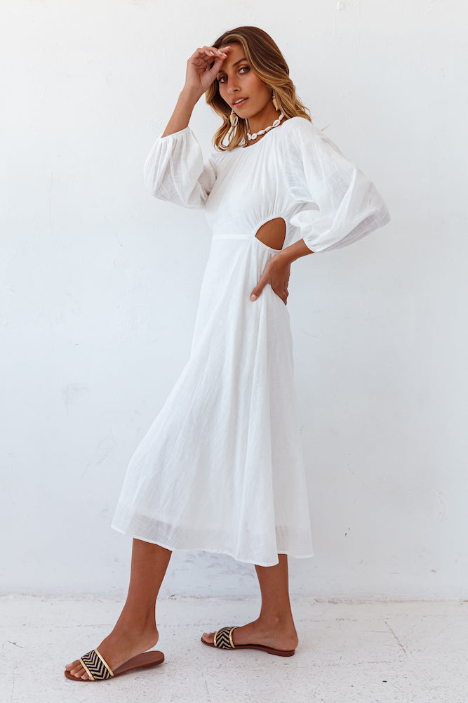 Summer Fireplace Dress White-Seaa Fashion