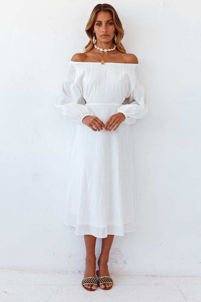 Summer Fireplace Dress White-Seaa Fashion