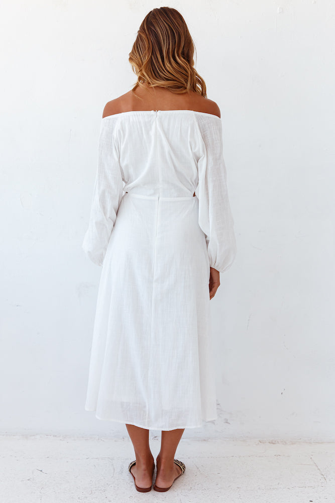 Summer Fireplace Dress White-Seaa Fashion