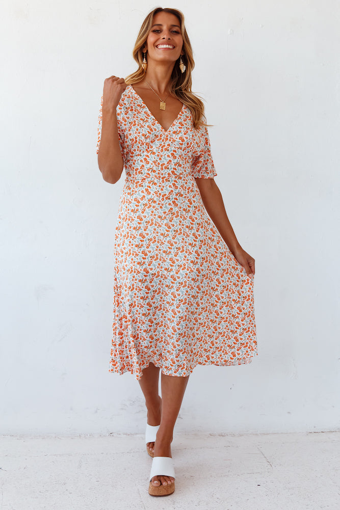 Sunkissed Promises Midi Dress-Seaa Fashion