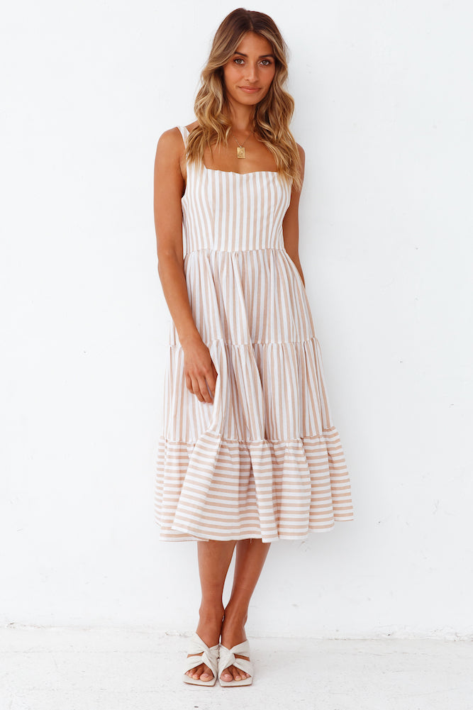 Sunday Mornings Midi Dress-Seaa Fashion