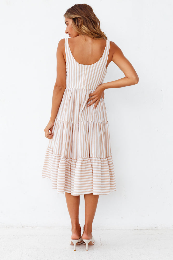 Sunday Mornings Midi Dress-Seaa Fashion