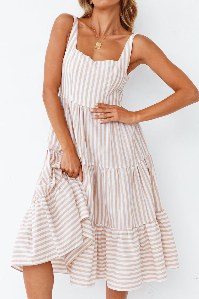 Sunday Mornings Midi Dress-Seaa Fashion