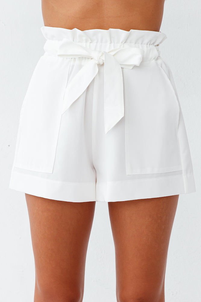 Lakeside Brunch Shorts White-Seaa Fashion