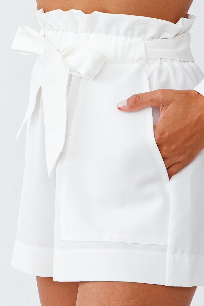 Lakeside Brunch Shorts White-Seaa Fashion