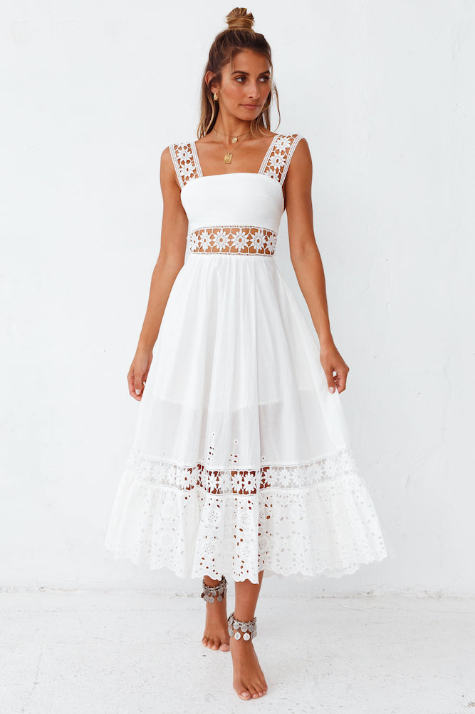 Eugenia Maxi Dress White-Seaa Fashion