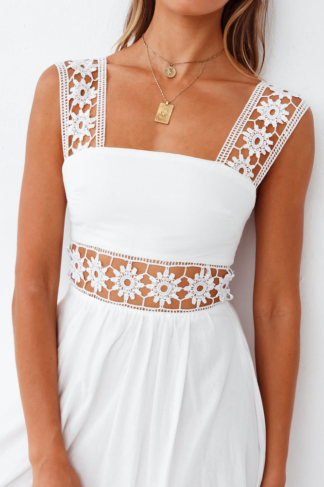 Eugenia Maxi Dress White-Seaa Fashion