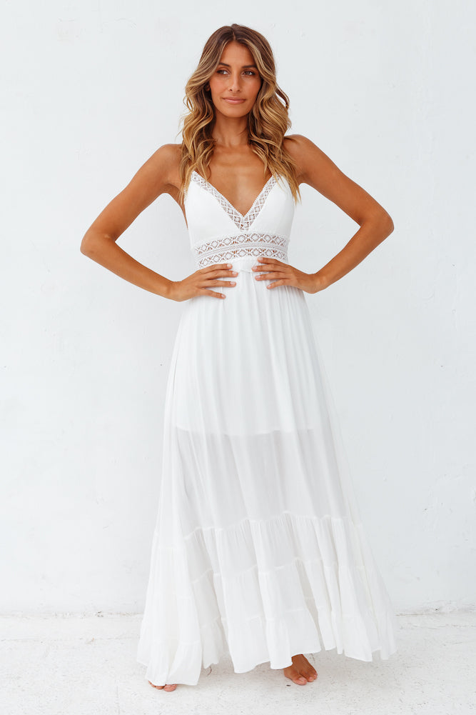 All My Love Maxi Dress White-Seaa Fashion