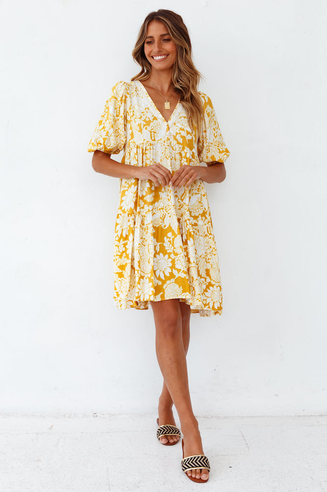 Sunstone Dress Yellow-Seaa Fashion