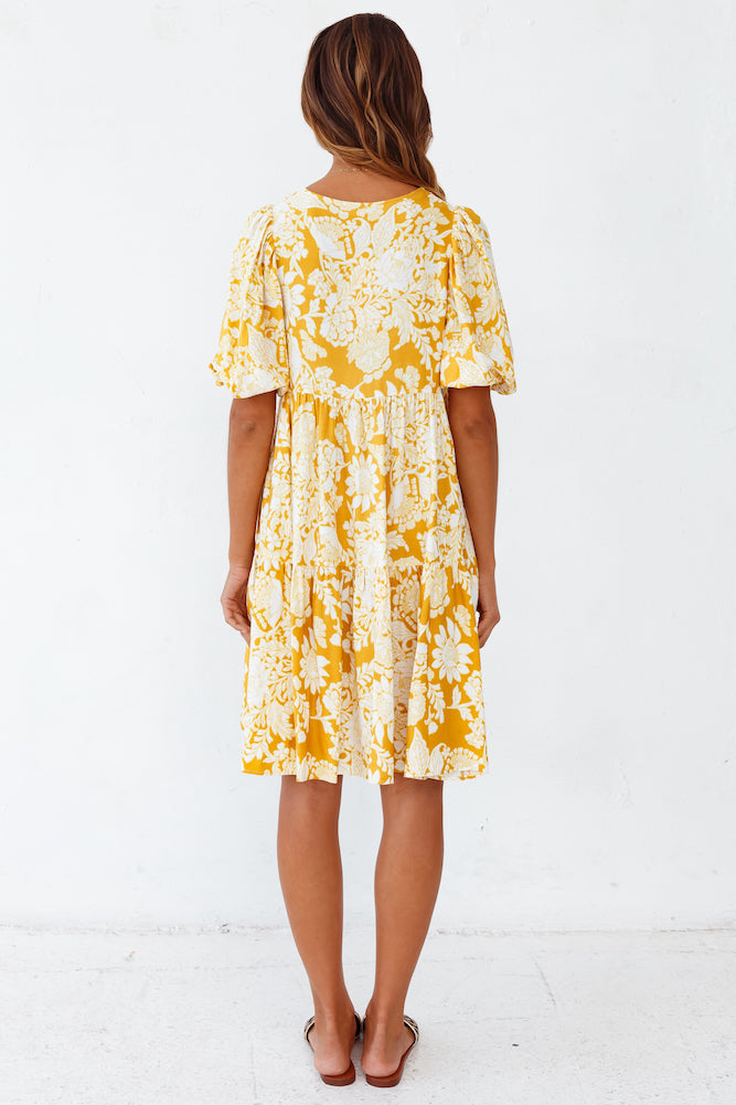 Sunstone Dress Yellow-Seaa Fashion