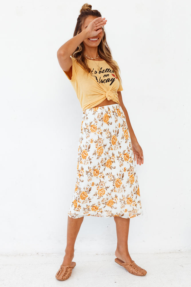 Versailles At Night Midi Skirt-Seaa Fashion