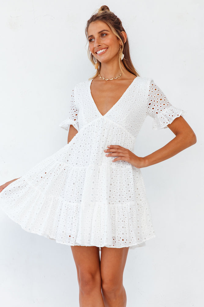 Afternoon Tea Dress White-Seaa Fashion