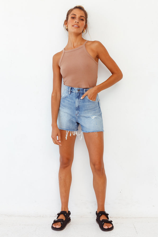 WRANGLER Love Song Shorts Denim-Seaa Fashion