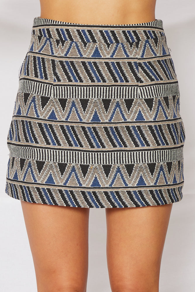 Xhosa Skirt Blue-Seaa Fashion