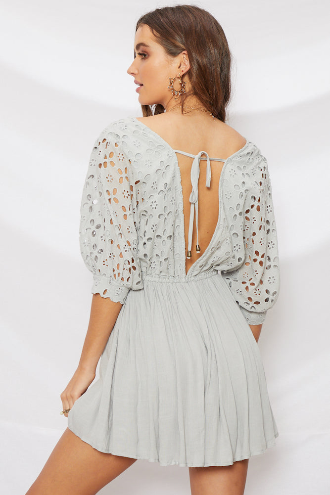 Bare Necessities Dress Grey-Seaa Fashion