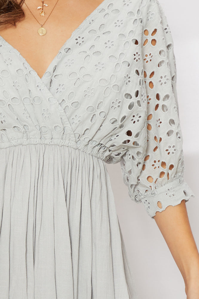 Bare Necessities Dress Grey-Seaa Fashion