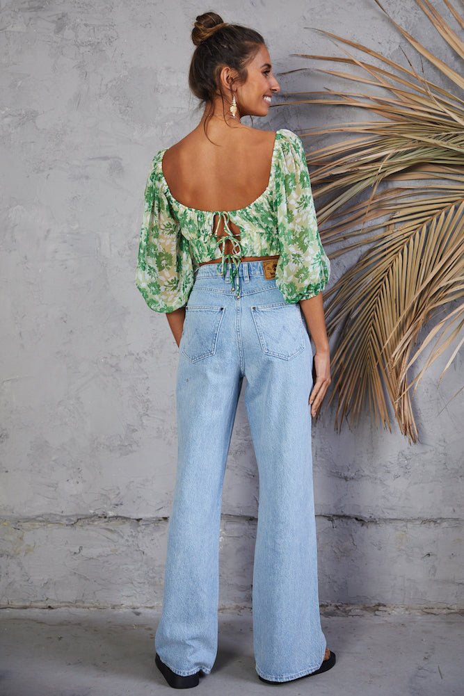 Seventh Heaven Crop Top Green-Seaa Fashion