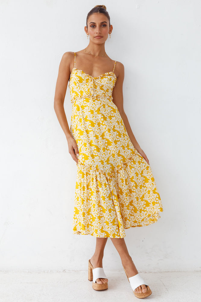 Sunshine Flavours Midi Dress-Seaa Fashion