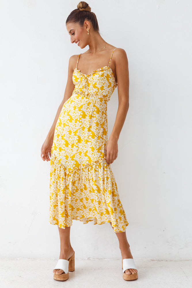 Sunshine Flavours Midi Dress-Seaa Fashion