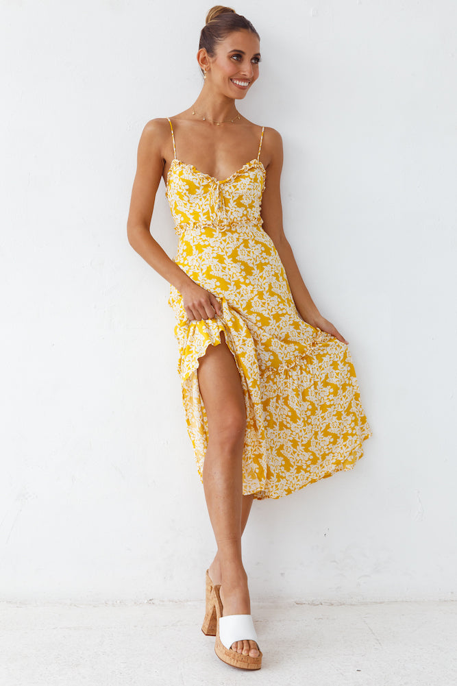 Sunshine Flavours Midi Dress-Seaa Fashion