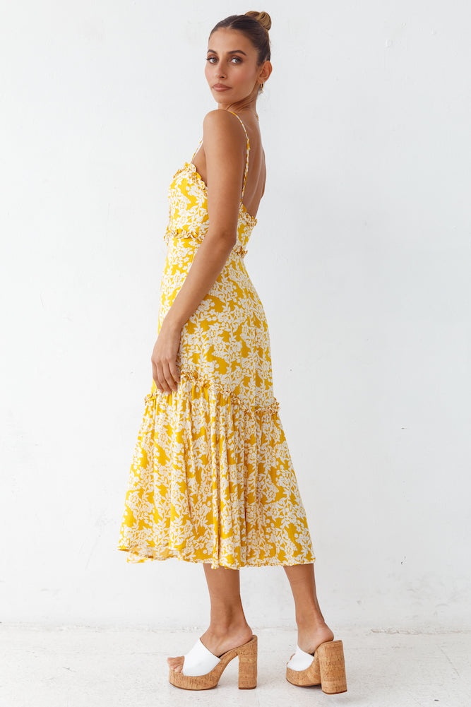 Sunshine Flavours Midi Dress-Seaa Fashion