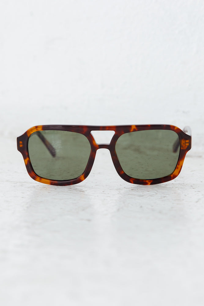 BANBÉ The Moss Sunglasses Havana Green-Seaa Fashion