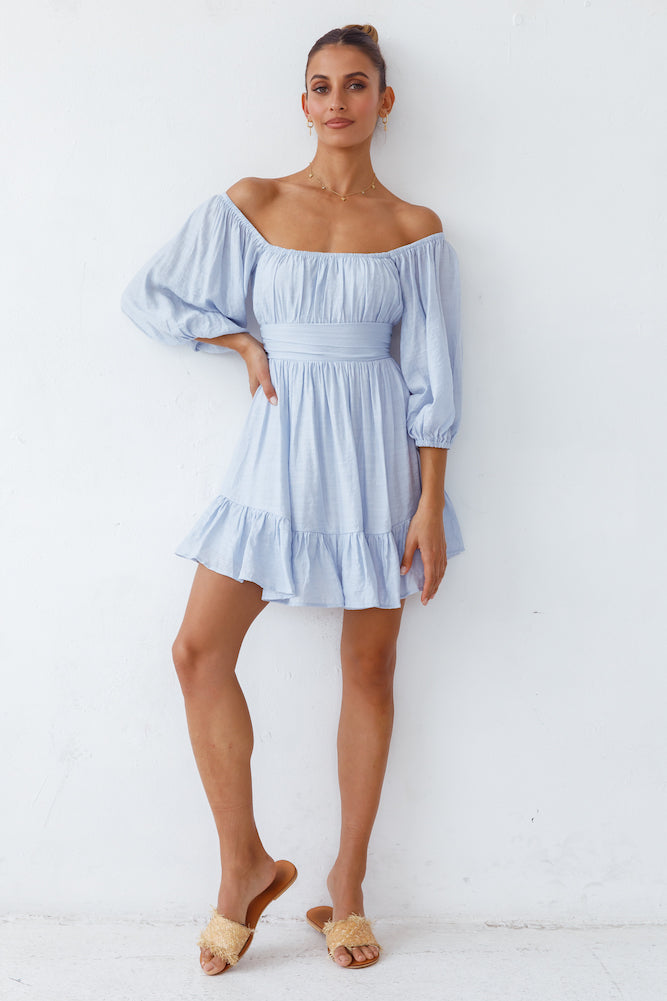 Moonstone Dress Blue-Seaa Fashion