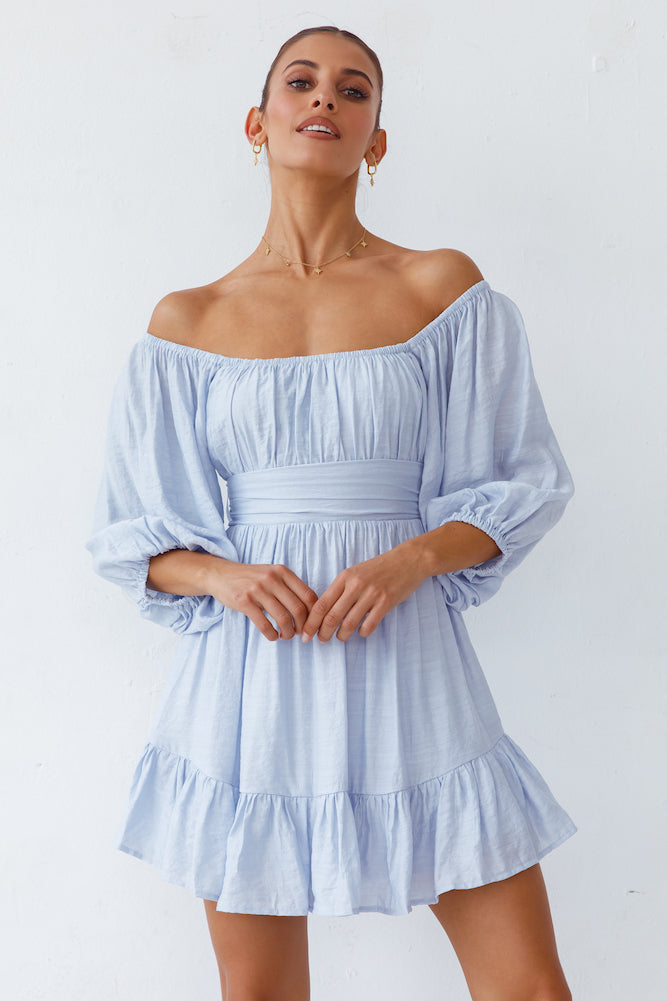 Moonstone Dress Blue-Seaa Fashion