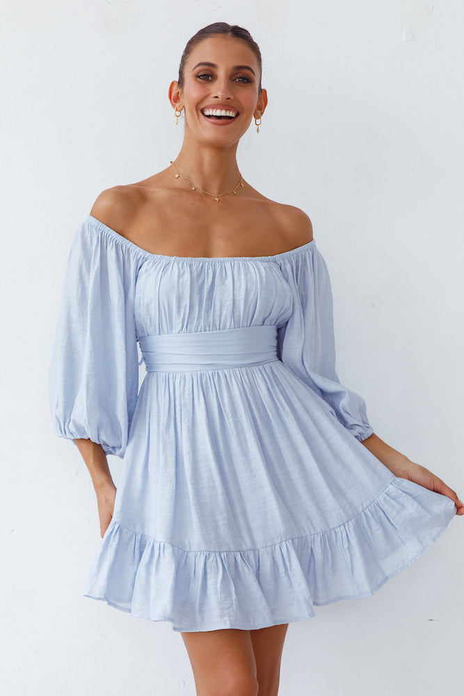 Moonstone Dress Blue-Seaa Fashion