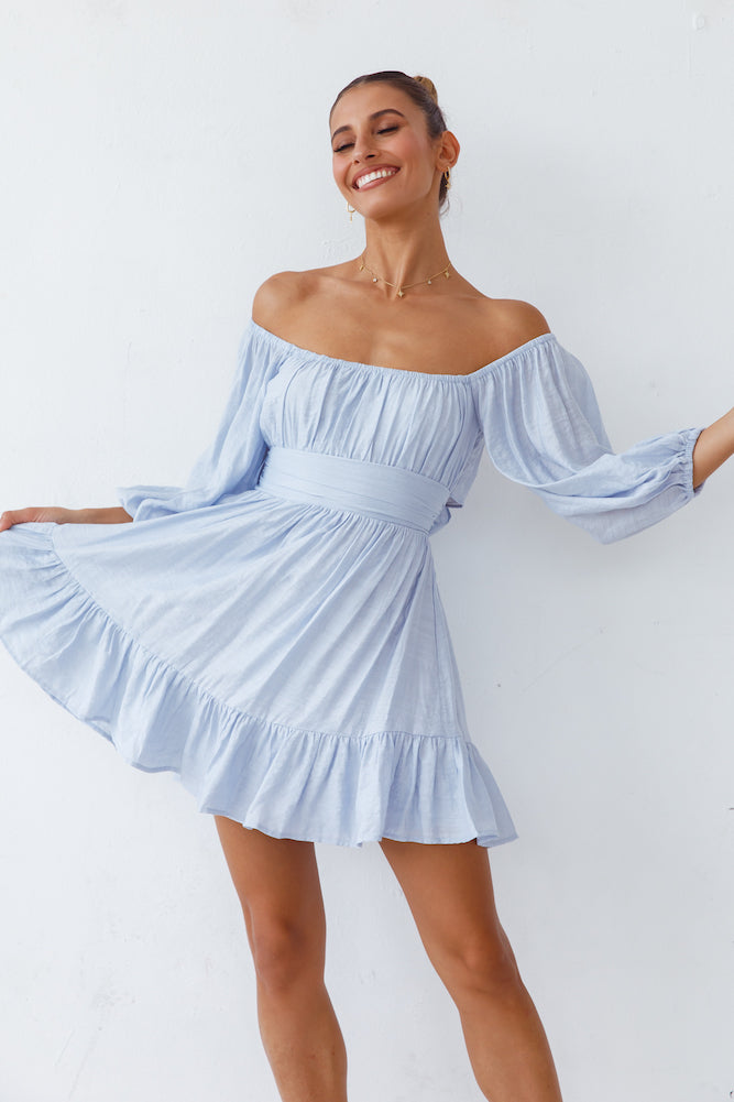 Moonstone Dress Blue-Seaa Fashion